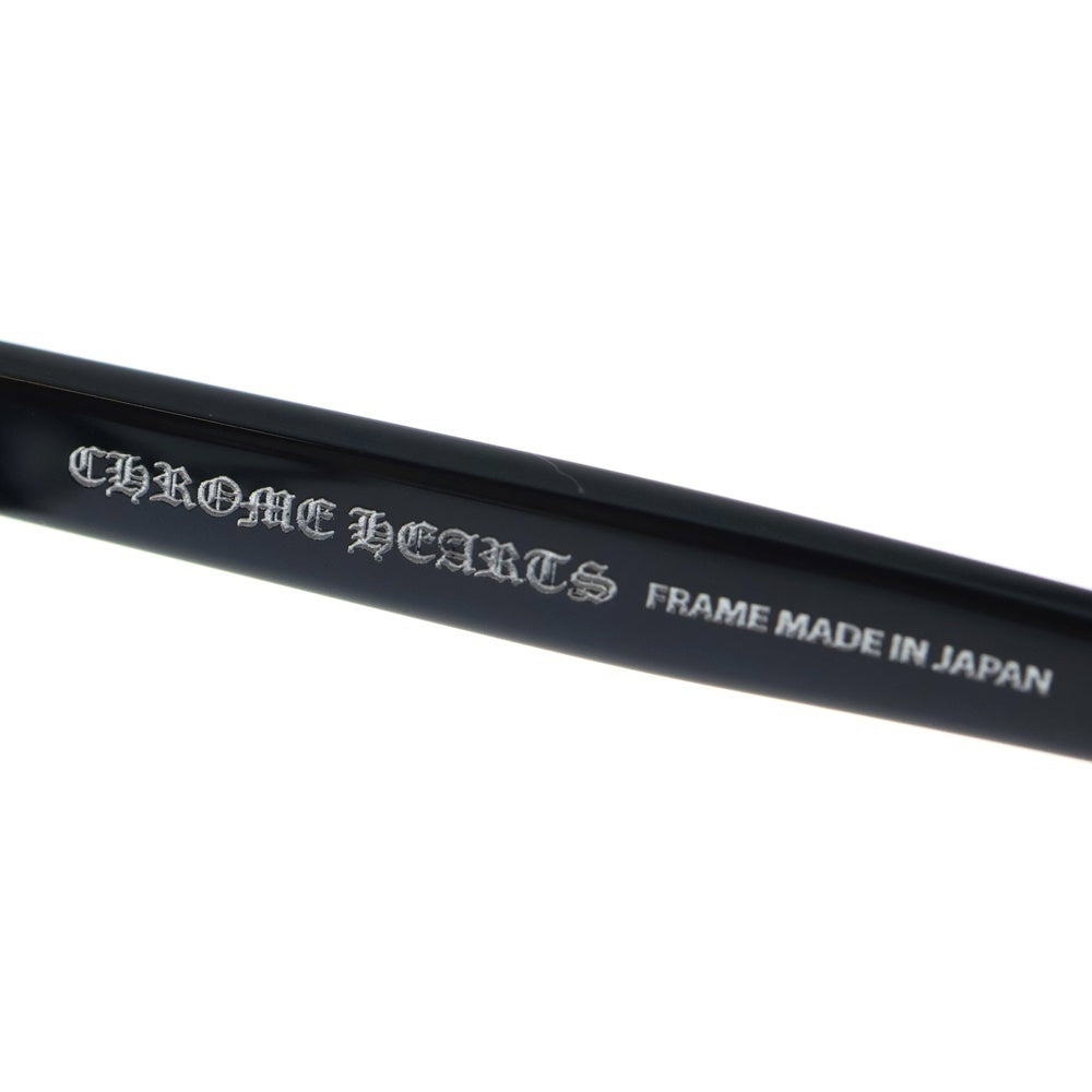 CHROME HEARTS(クロムハーツ) BEAU NER ウェリントンフレーム サングラス アイウェア メガネ 眼鏡 ブラック