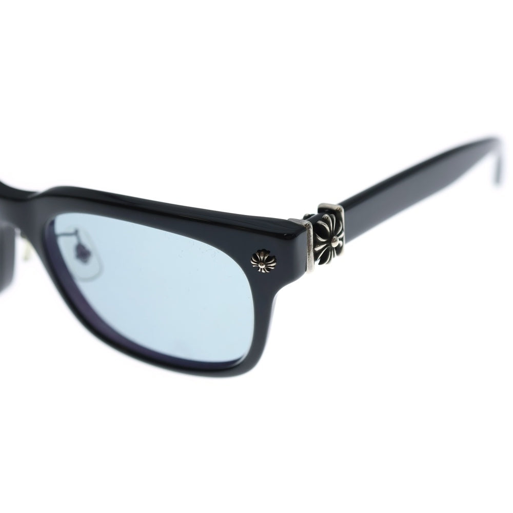 CHROME HEARTS(クロムハーツ) VAGILANTE CHプラステンプル ウェリントンフレーム サングラス アイウェア メガネ 眼鏡 ブラック