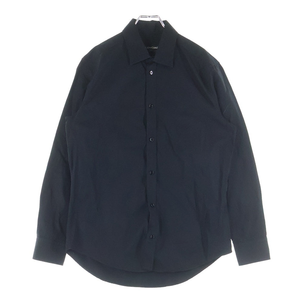 BALENCIAGA(バレンシアガ) 17AW ARCHETYPE コットン 長袖シャツ ブラック 485988 TCB110