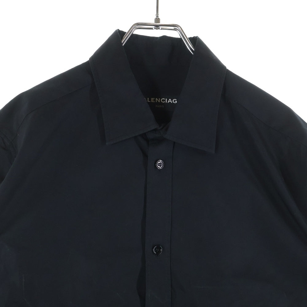 BALENCIAGA(バレンシアガ) 17AW ARCHETYPE コットン 長袖シャツ ブラック 485988 TCB110