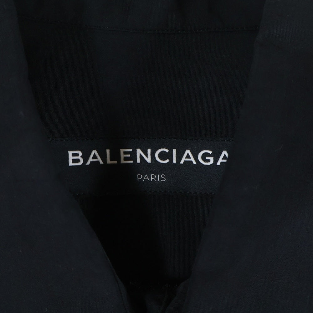 BALENCIAGA(バレンシアガ) 17AW ARCHETYPE コットン 長袖シャツ ブラック 485988 TCB110