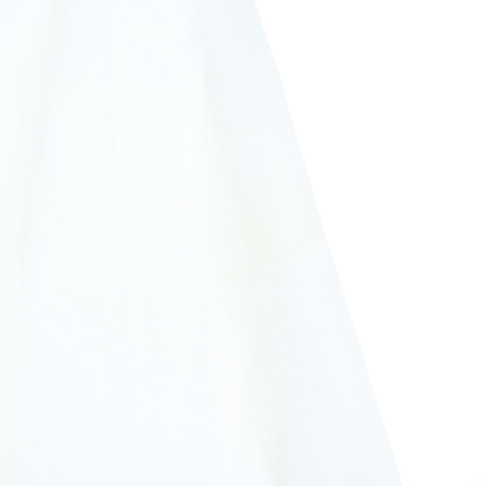 BALENCIAGA(バレンシアガ) 18SS Back Logo Print Shirt バックロゴプリント コットン ボタンダウン 長袖シャツ ホワイト 556878 TEM01