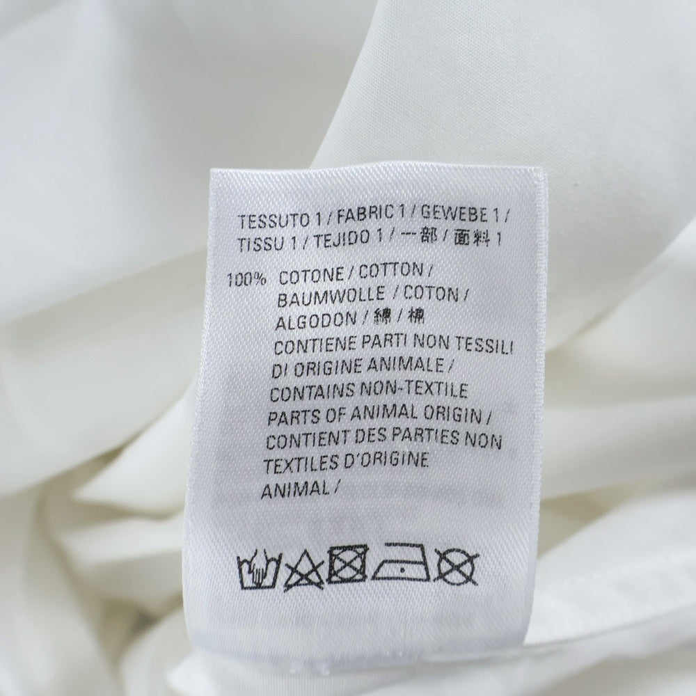 BALENCIAGA(バレンシアガ) 18SS Back Logo Print Shirt バックロゴプリント コットン ボタンダウン 長袖シャツ ホワイト 556878 TEM01