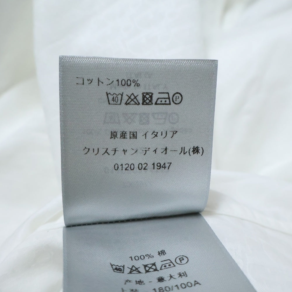 DIOR(ディオール) オブリーク総柄 コットン 長袖シャツ ホワイト 013C502A4743