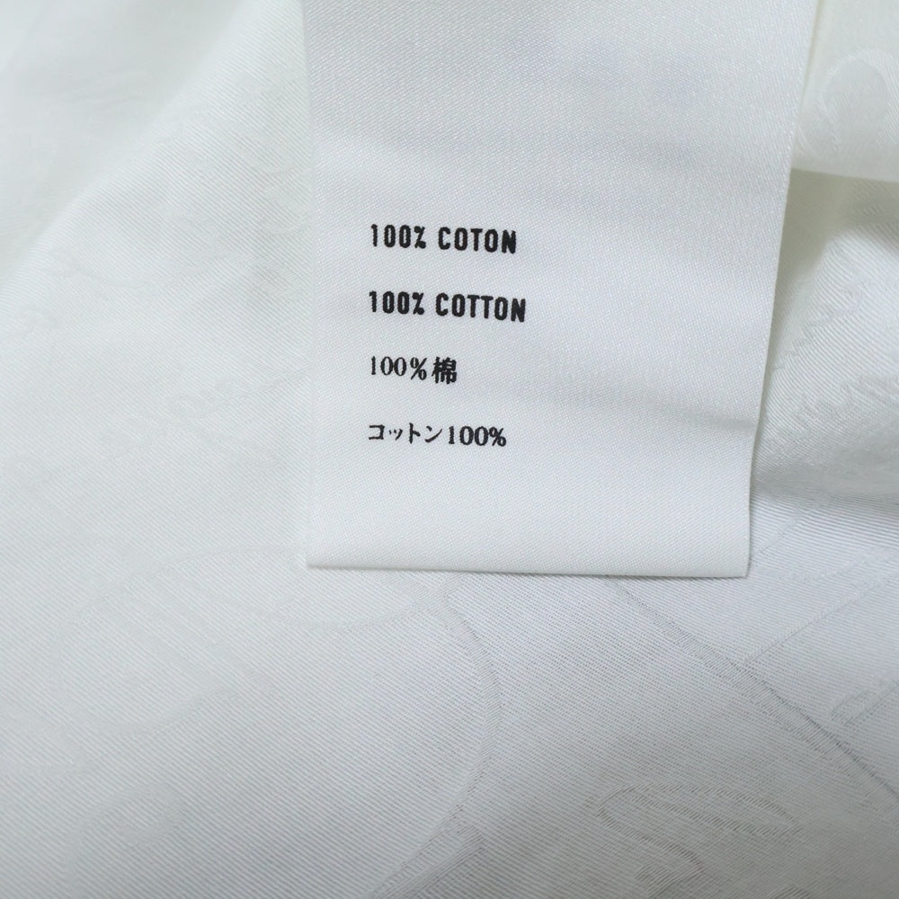 Berluti(ベルルッティ) スクリット カリグラフィー 総柄 コットン 長袖シャツ ホワイト R17HTL50CANA