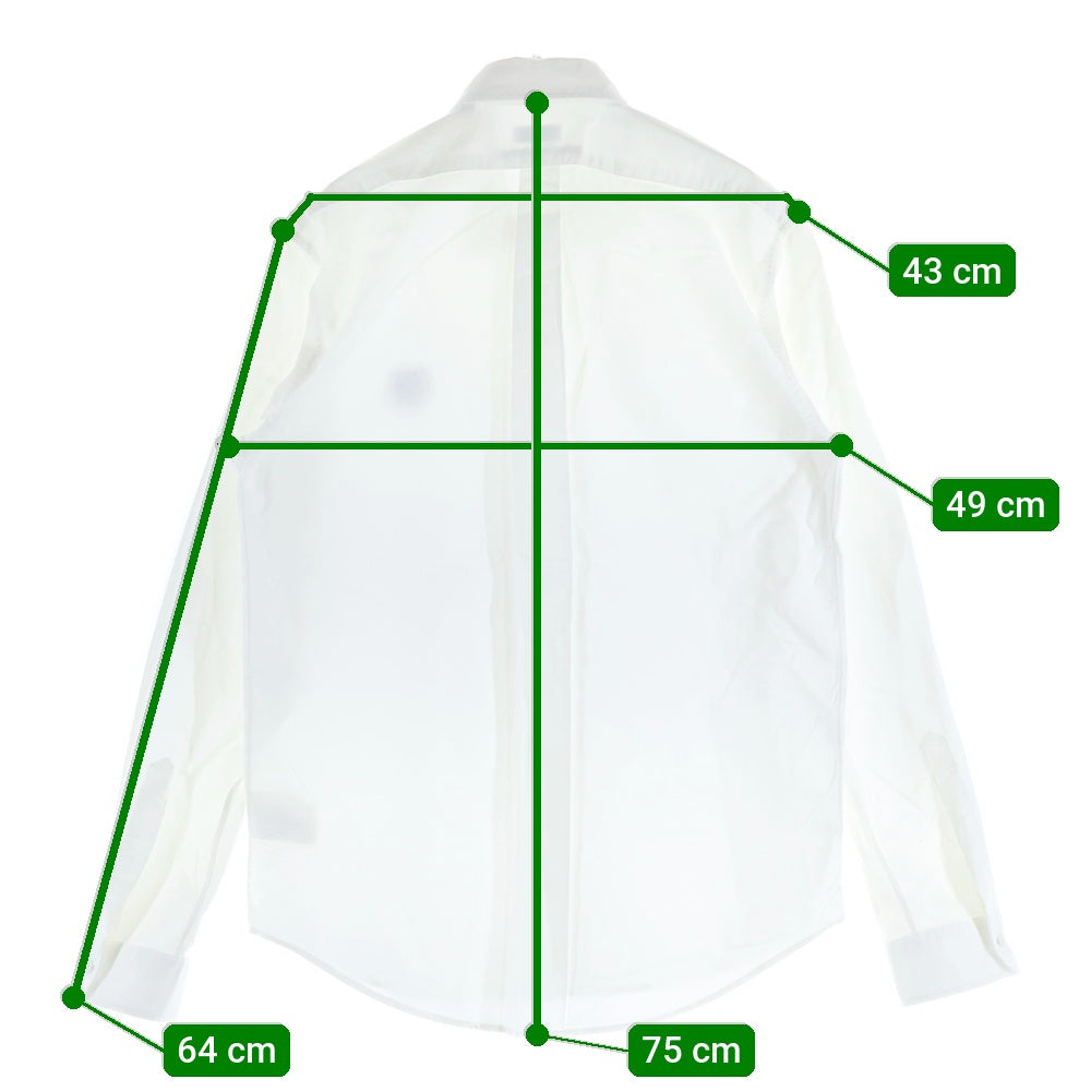 KENZO(ケンゾー) タイガー刺繍 ボタンダウン コットン 長袖シャツ ホワイト F755CH4001LD