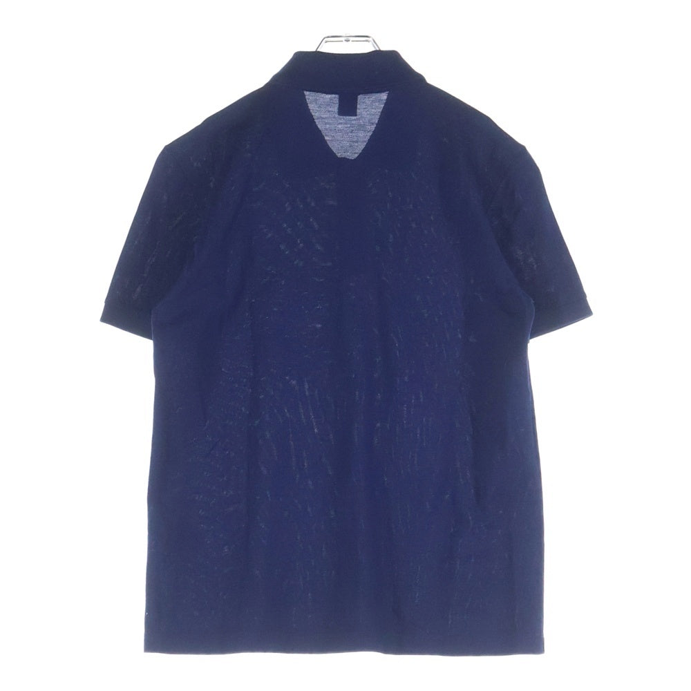 Berluti(ベルルッティ) カリグラフィ コットン 半袖ポロシャツ ネイビー R15JPS30CAKW