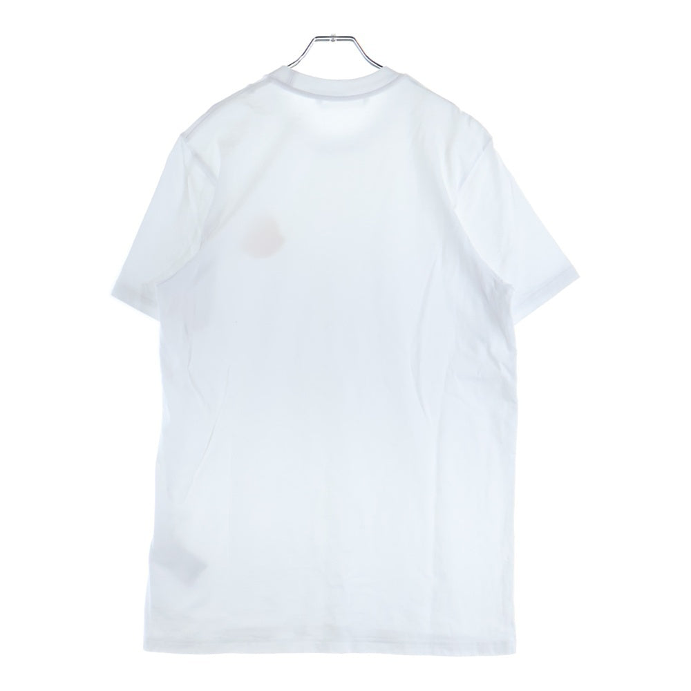 MONCLER(モンクレール) 24SS ロゴワッペン クルーネック 半袖Tシャツ カットソー ホワイト J10918C00045 83927