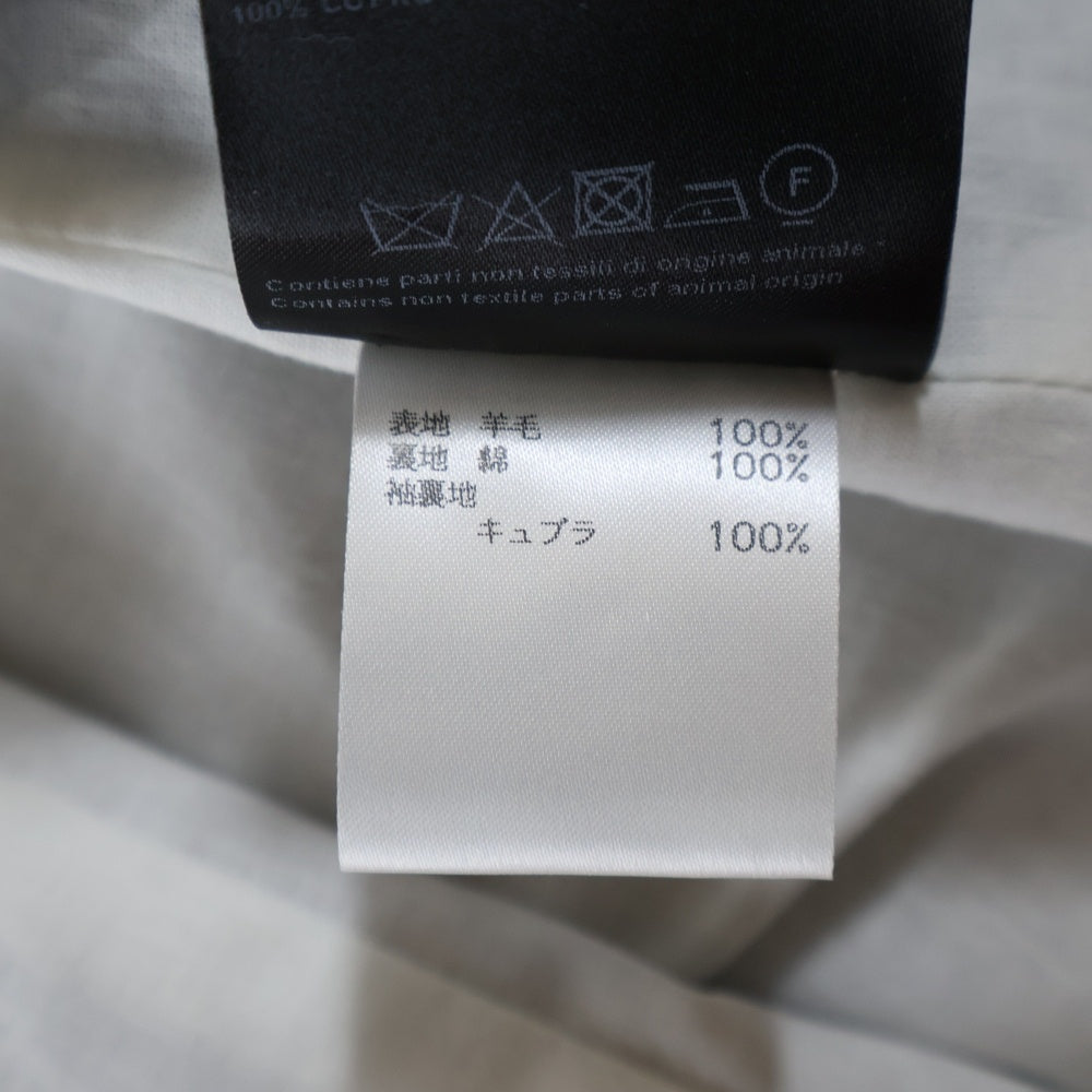 Calvin Klein(カルバンクライン) 205W39NYC ラフシモンズ期 ウール 2B シングル テーラードジャケット ブラック 92MWJB43