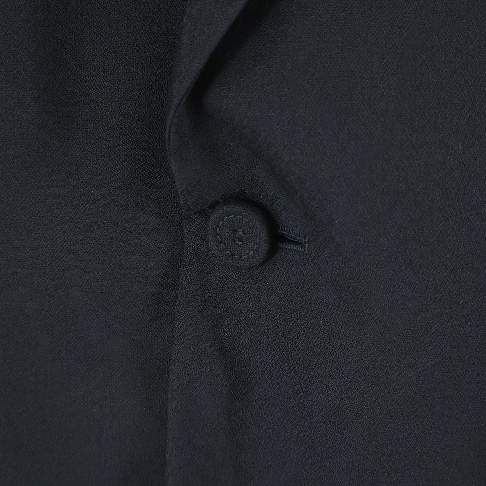 DIOR(ディオール) 19AW パイソン柄 ピークドラペル ウール 1B テーラードジャケット ブラック 933C222B4926