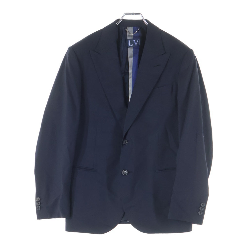 LOUIS VUITTON(ルイヴィトン) 18SS GASTON FIT ガストンフィット ウール ピークドラペル 2B テーラードジャケット ウール スラックスパンツ セットアップスーツ ネイビー RM181F FHL HECF4E