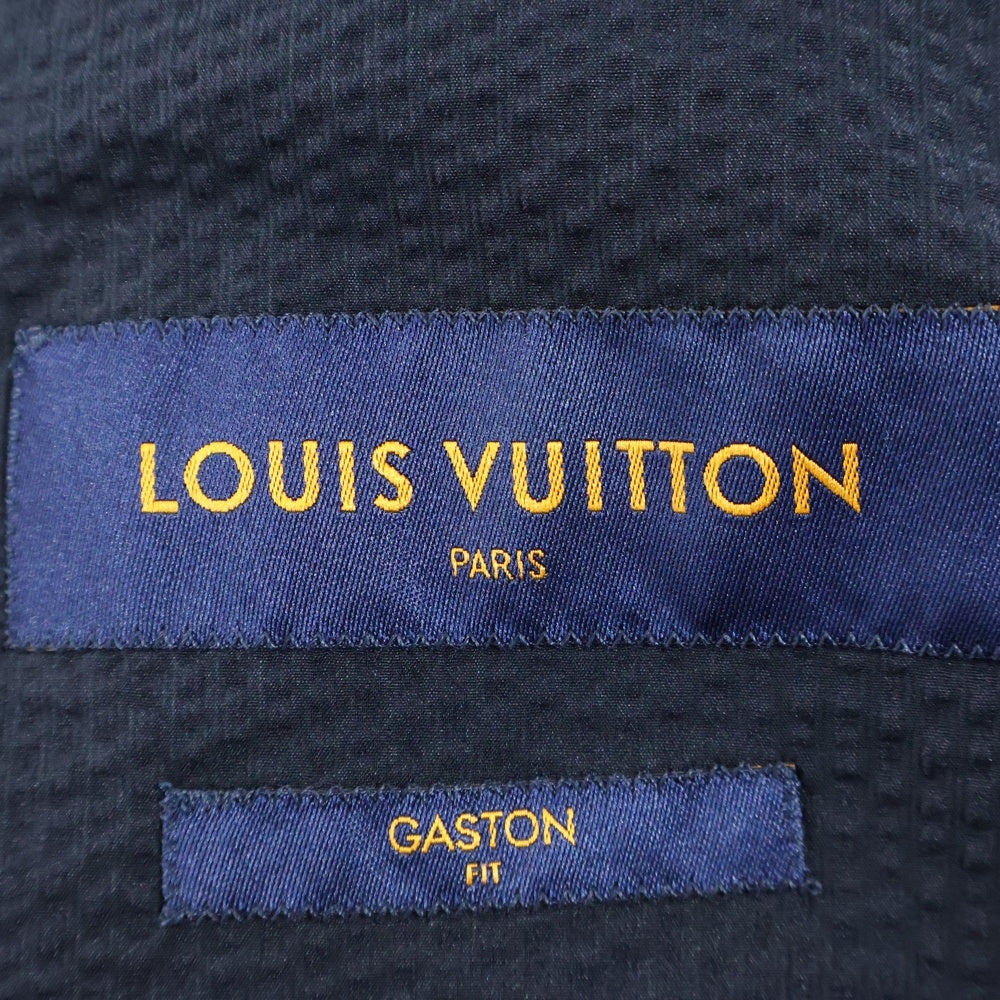 LOUIS VUITTON(ルイヴィトン) 18SS ポリエステル シアサッカー 2B テーラードジャケット ブラック RM181M DYZ HEJ20E