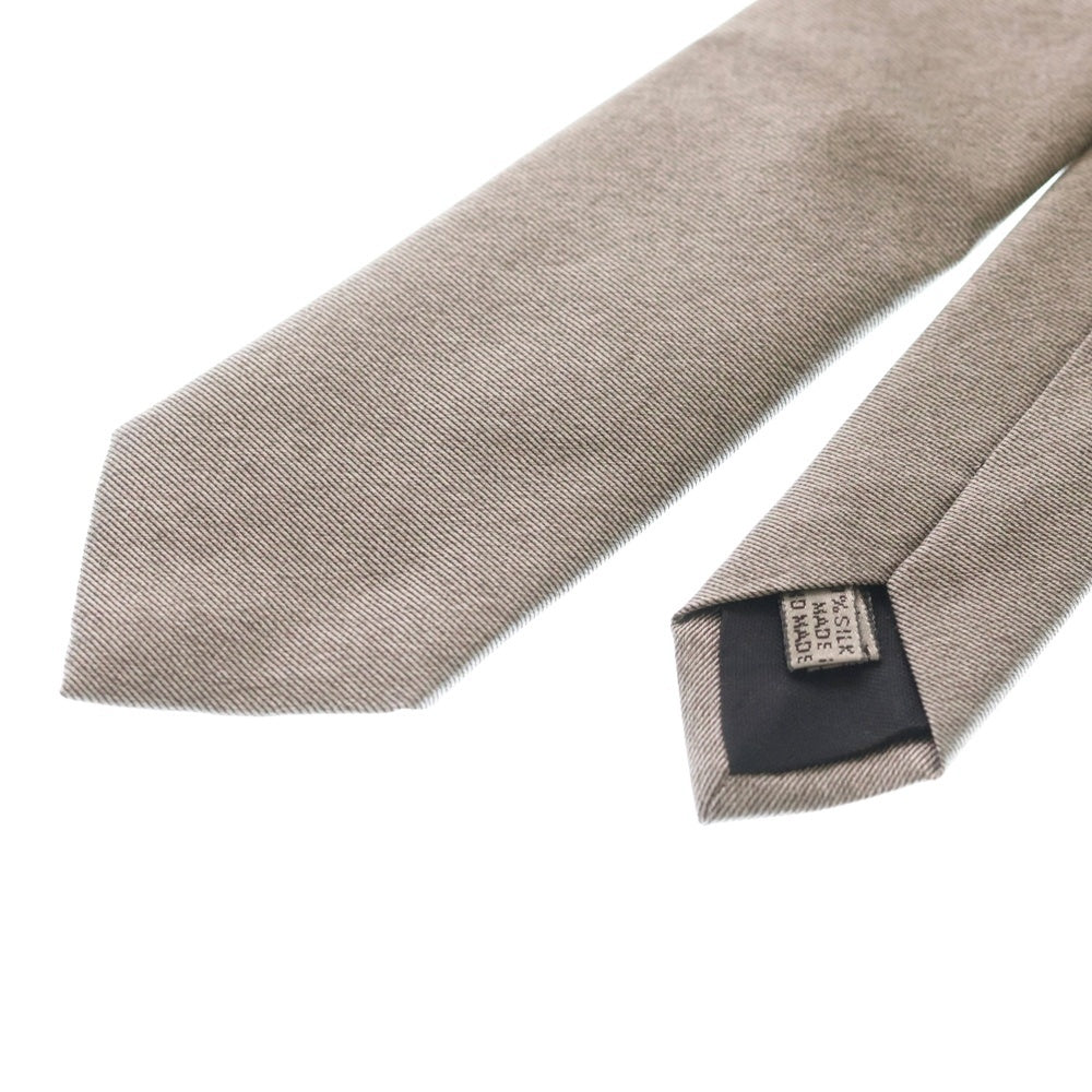Dior HOMME(ディオールオム) Atelier ロゴ刺繍 シルク ネクタイ グレー