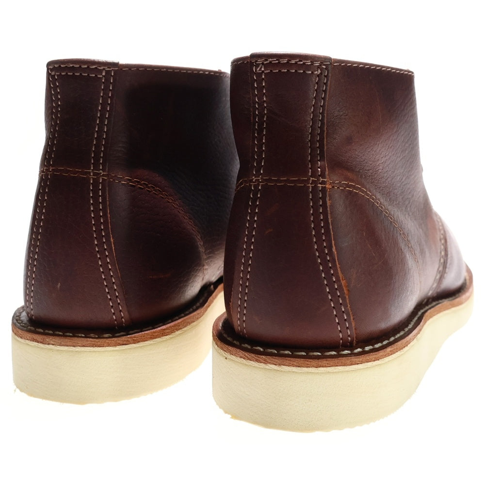 RED WING(レッド ウイング) 3141 CLASSIC CHUKKA クラシックチャッカブーツ ミドルカットレザーシューズ ブラウン