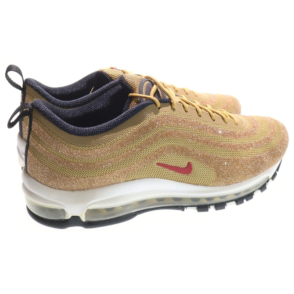 NIKE(ナイキ) WMNS AIR MAX 97 LX SWAROVSKI ウィメンズ エアマックス97 スワロフスキー ローカットスニーカー ゴールド US10.5/27.5cm 927508-700 レディース