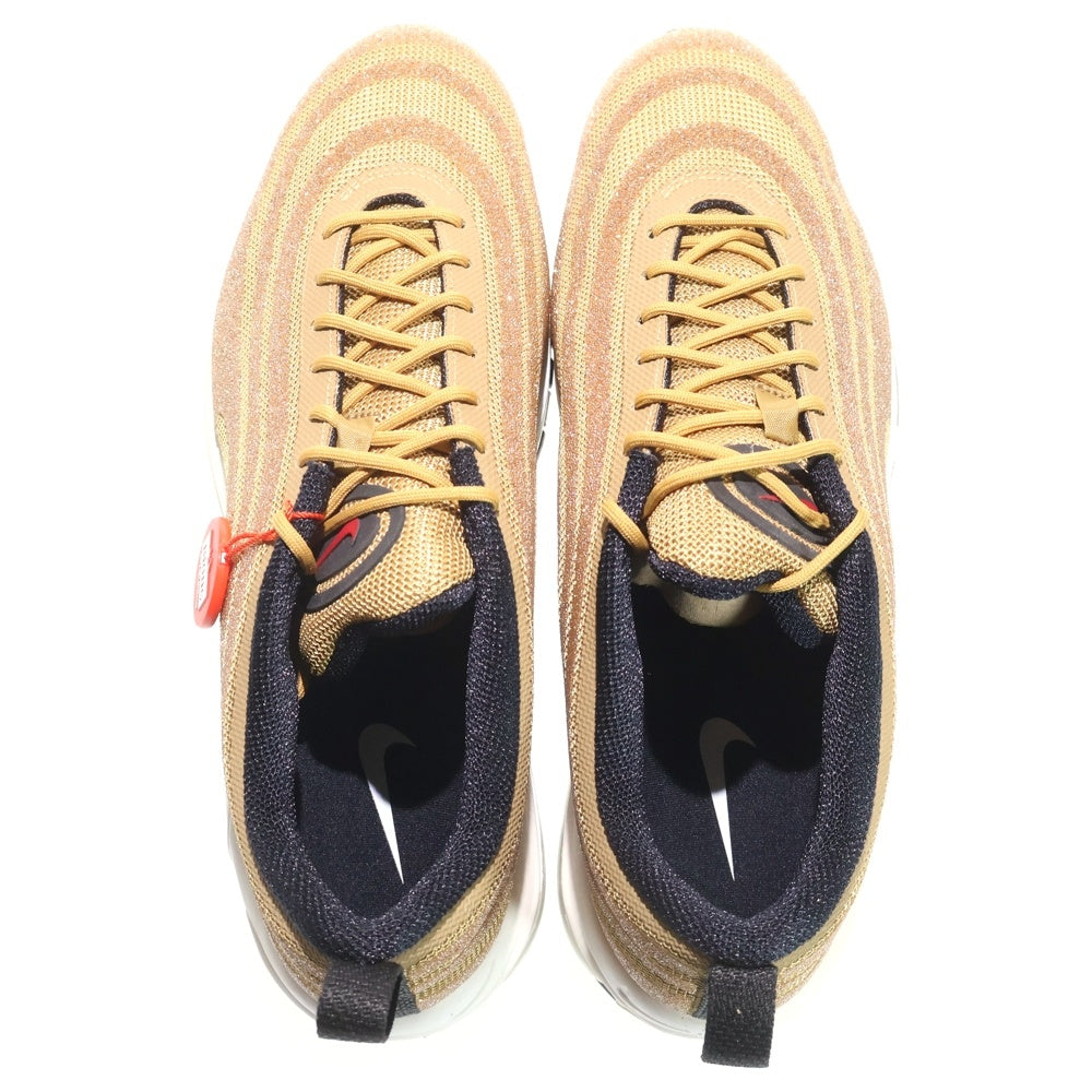 NIKE(ナイキ) WMNS AIR MAX 97 LX SWAROVSKI ウィメンズ エアマックス97 スワロフスキー ローカットスニーカー ゴールド US10.5/27.5cm 927508-700 レディース