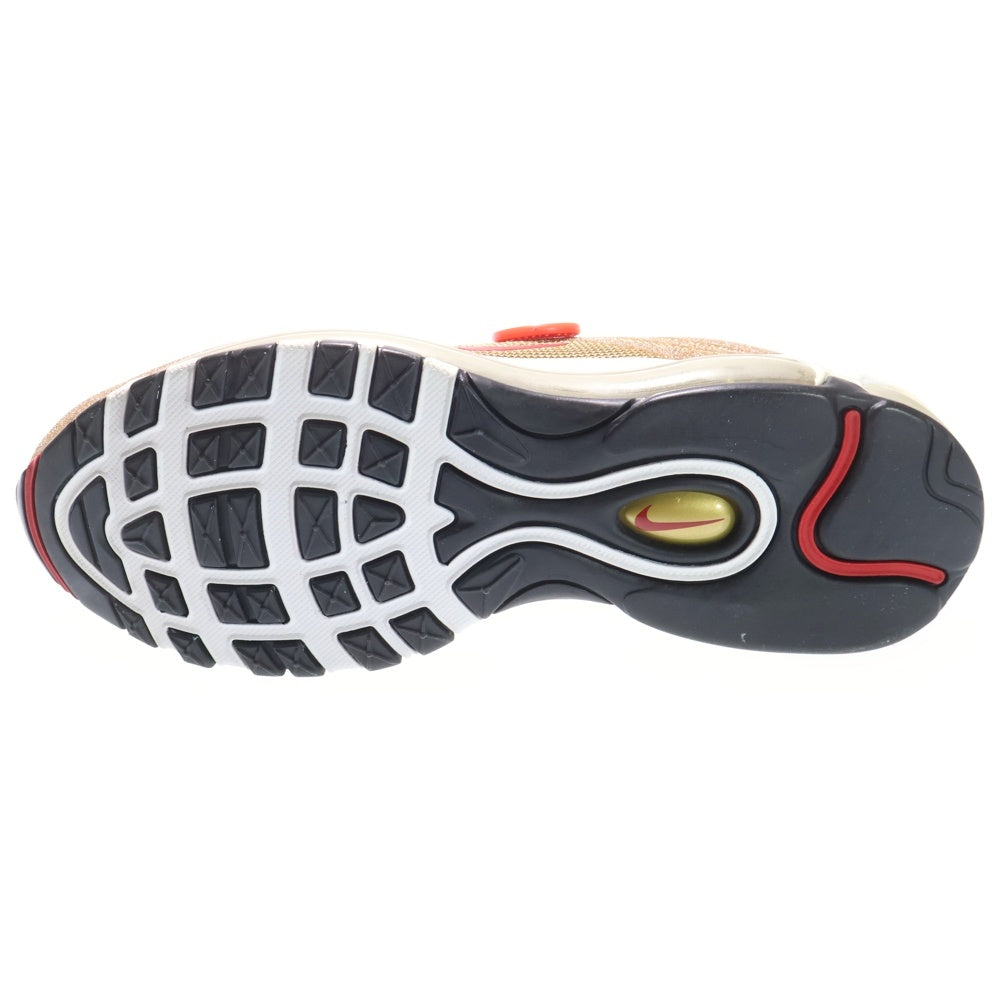 NIKE(ナイキ) WMNS AIR MAX 97 LX SWAROVSKI ウィメンズ エアマックス97 スワロフスキー ローカットスニーカー ゴールド US10.5/27.5cm 927508-700 レディース