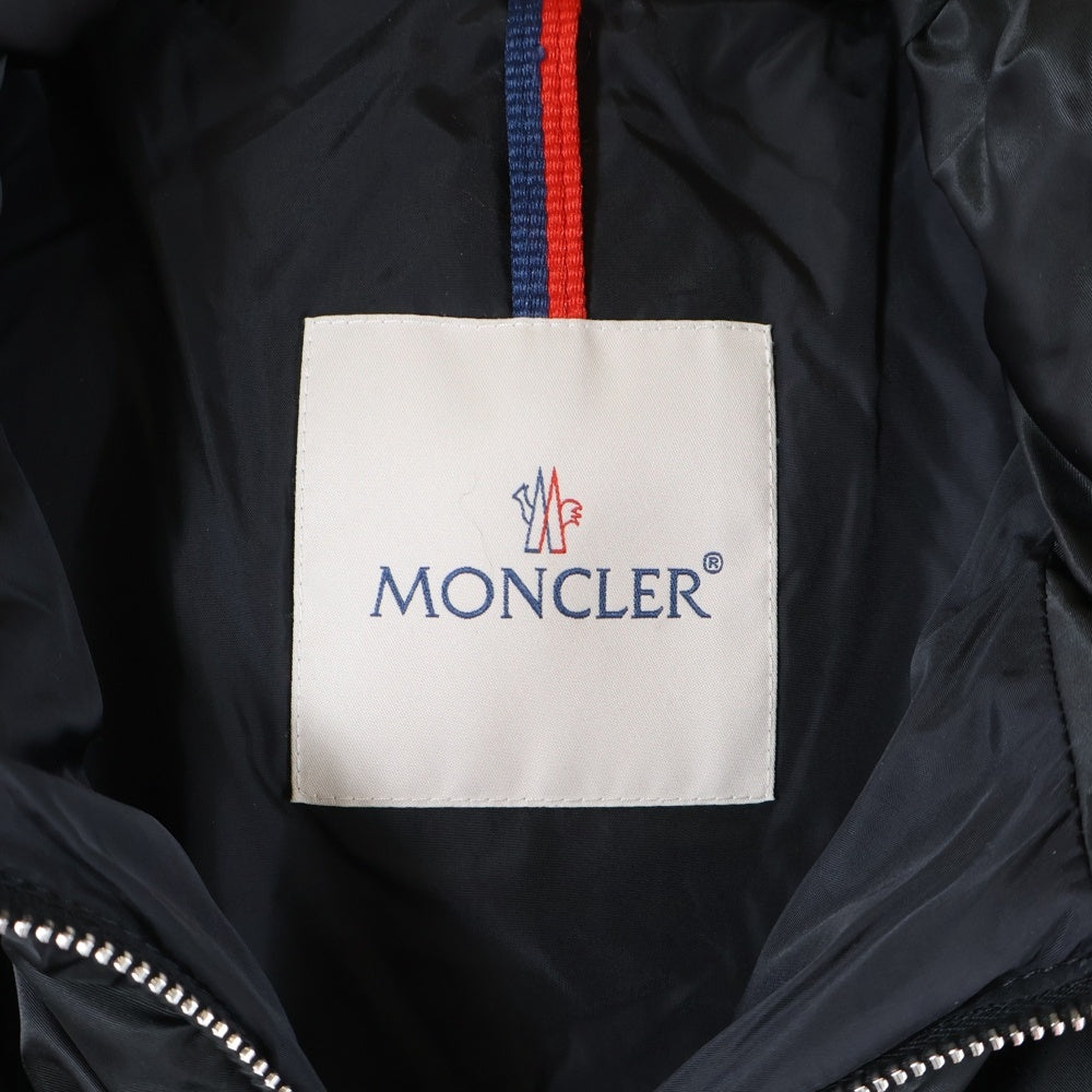 MONCLER(モンクレール) 24AW CUPIDONE GIUBBOTTO キュピドン ファー付き ジップアップ ナイロン ショート ダウンジャケット ブラック J20931A00177 59685 レディース