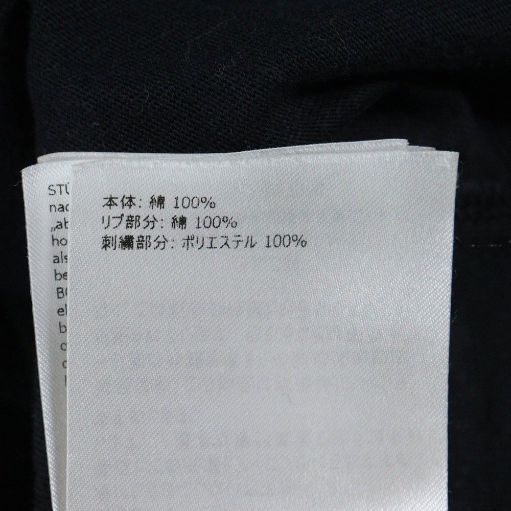 MONCLER(モンクレール) 20SS サイド エンブロイダリー ロゴ Vネック半袖Tシャツカットソー ブラック F10918C76210 8390T