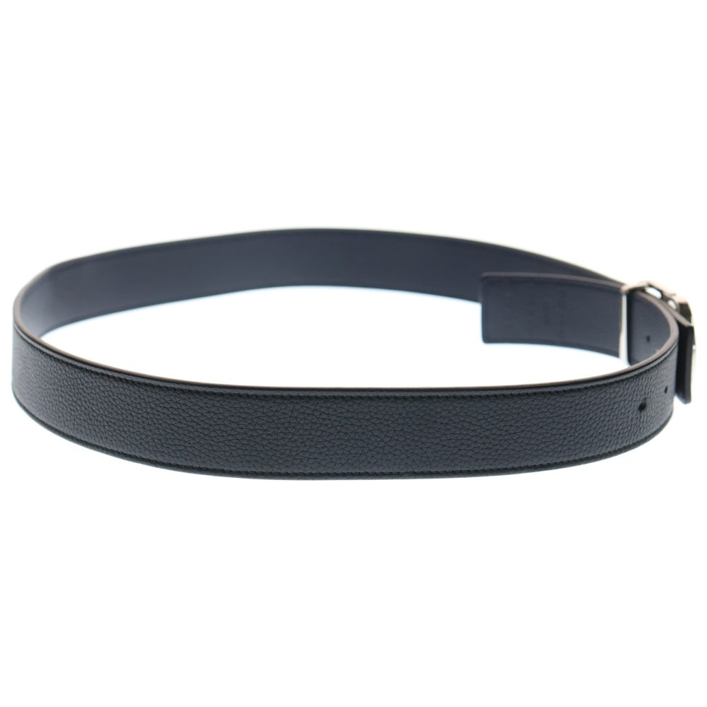 DIOR(ディオール) CDアイコン ロゴバックル レザーベルト ブラック