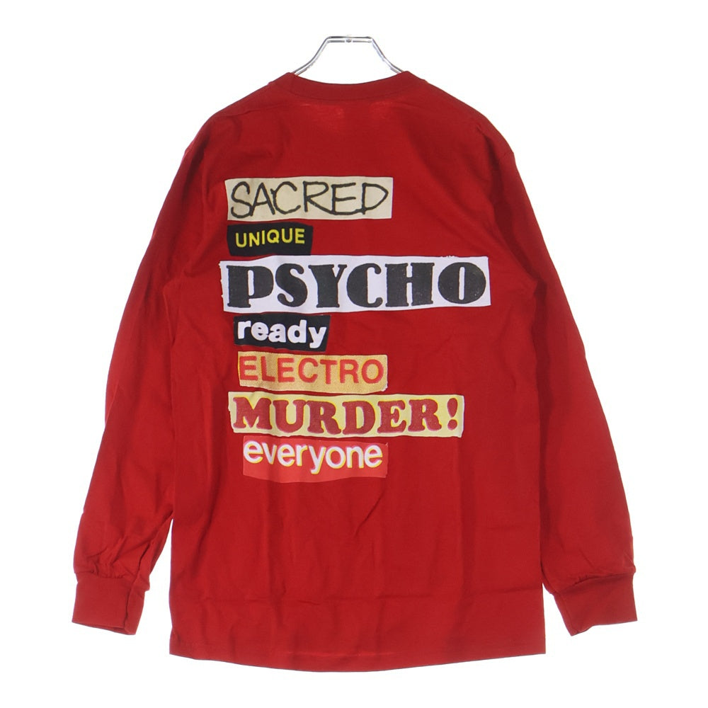 SUPREME(シュプリーム) 20SS Sacred Unique Long Sleeve Tee セイクリッド ユニーク ロングスリーブ クルーネック 長袖Tシャツ カットソー レッド