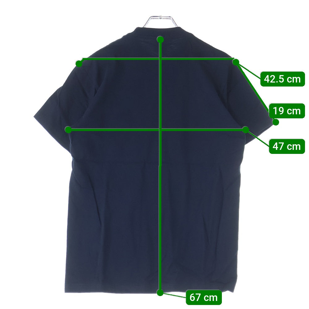 SUPREME(シュプリーム) 19AW Bandana Box Logo Tee バンダナ ボックスロゴ プリント クルーネック 半袖Tシャツ カットソー ネイビー
