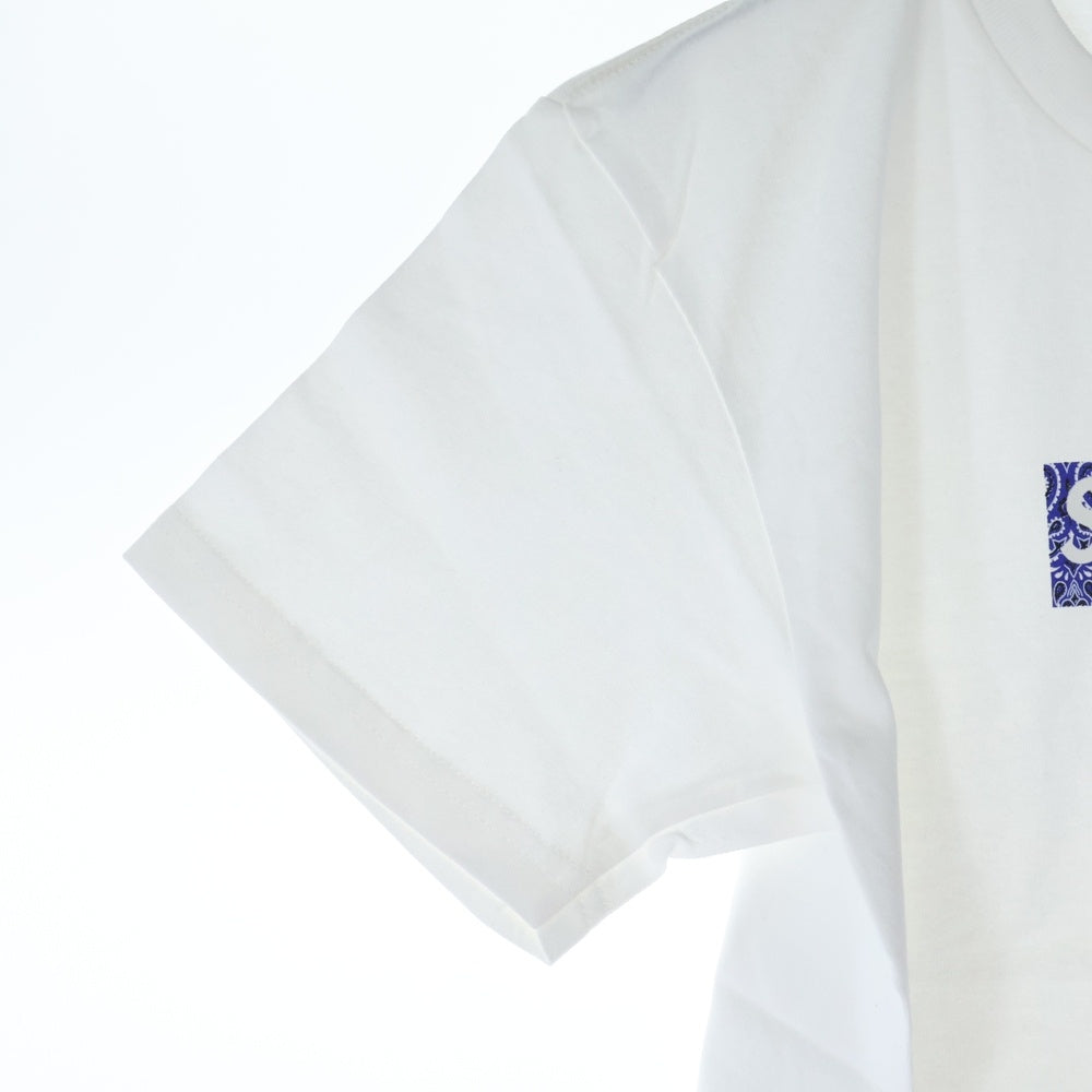 SUPREME(シュプリーム) 19AW Bandana Box Logo Tee バンダナ ボックスロゴ プリント クルーネック 半袖Tシャツ カットソー ホワイト