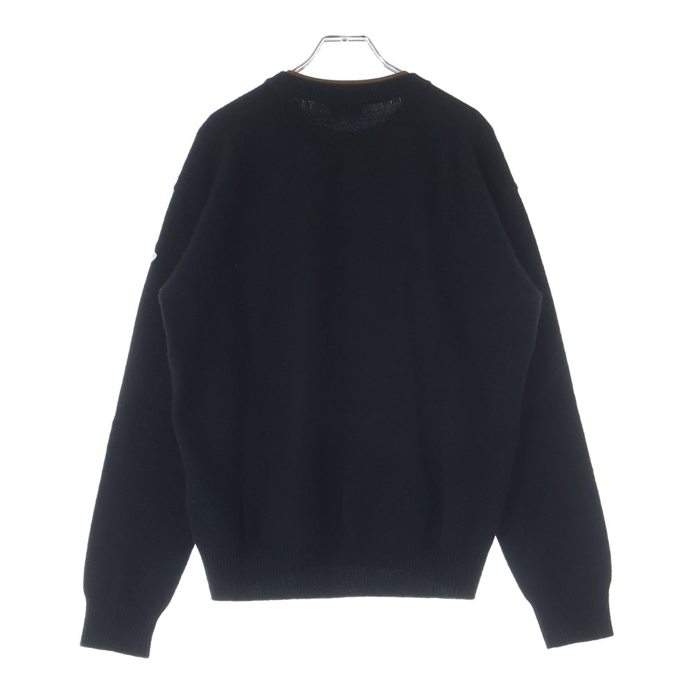 MONCLER(モンクレール) 21AW レイヤードネック カシミヤ ニット セーター ブラック G20919C00015 M1213