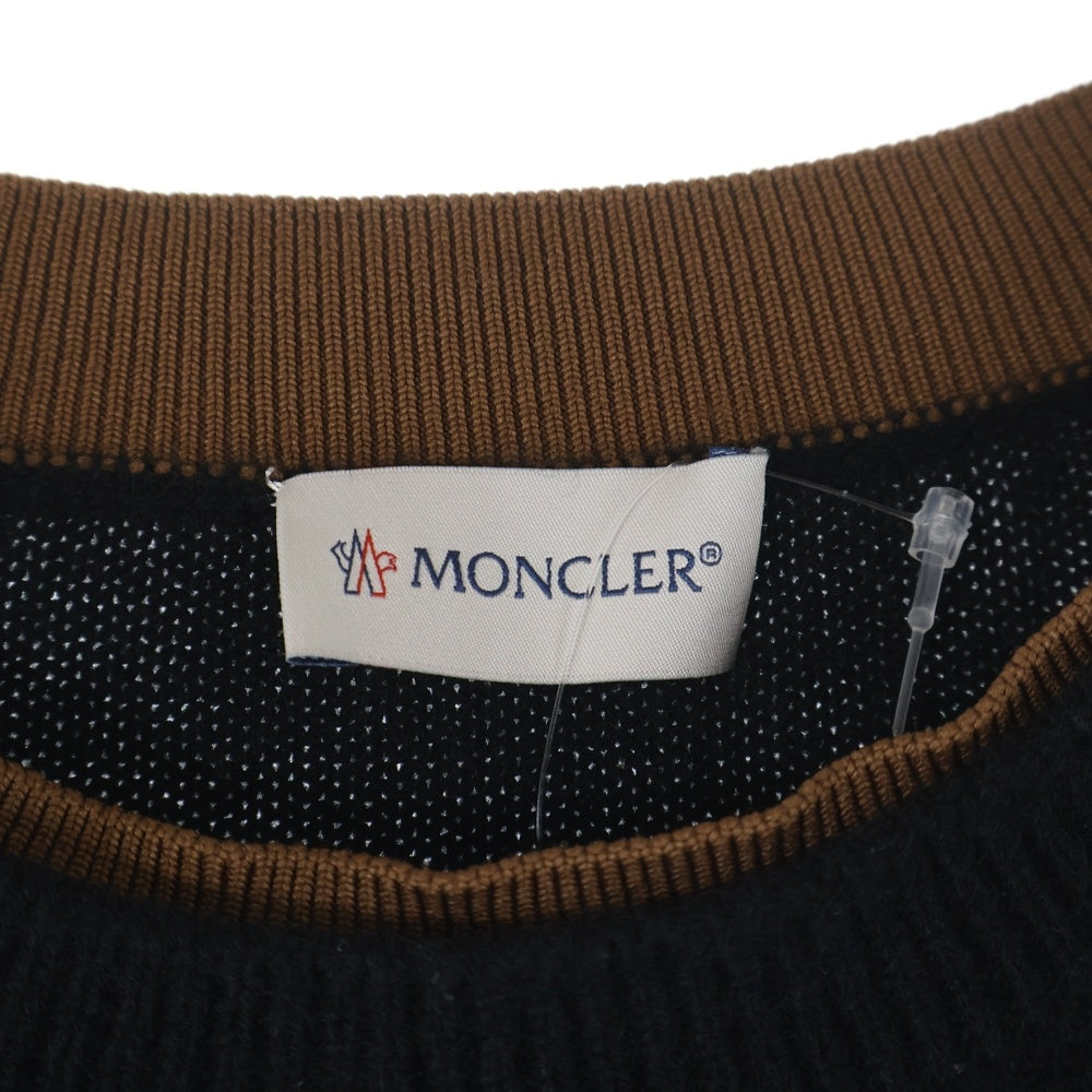 MONCLER(モンクレール) 21AW レイヤードネック カシミヤ ニット セーター ブラック G20919C00015 M1213