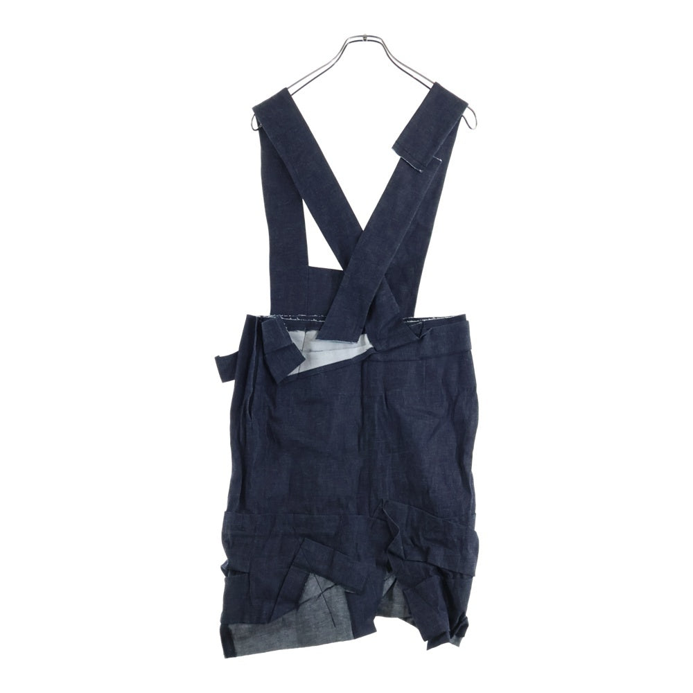 COMME des GARCONS(コムデギャルソン) 12SS カットオフ オールインワン サロペット デニム インディゴ レディース GK-A015
