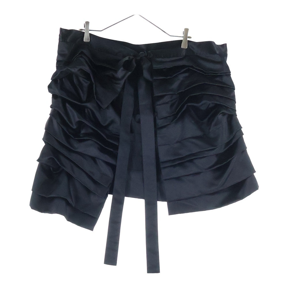 COMME des GARCONS(コムデギャルソン) 14SS プリーツ ラップ 巻きスカート レディース ブラック GM-S008