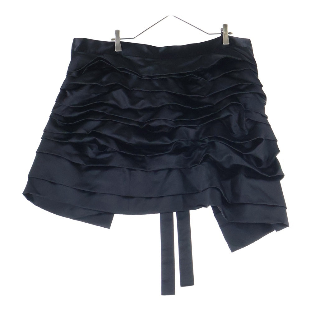 COMME des GARCONS(コムデギャルソン) 14SS プリーツ ラップ 巻きスカート レディース ブラック GM-S008