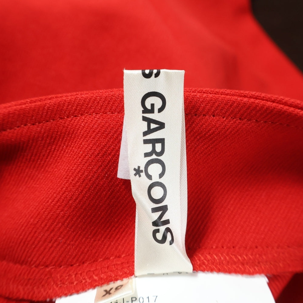 COMME des GARCONS(コムデギャルソン) 12AW ボックスシルエット ショーツ ハーフパンツ レッド レディース GJ-P017