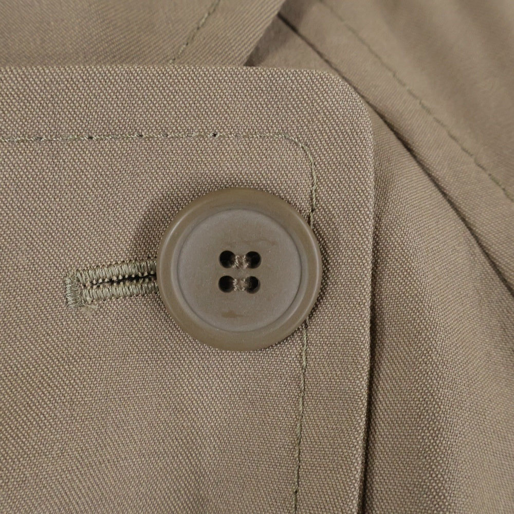 COMME des GARCONS(コムデギャルソン) 09AW チェックブランケット ドッキングコート ベージュ/ボルドー レディース GD-C011