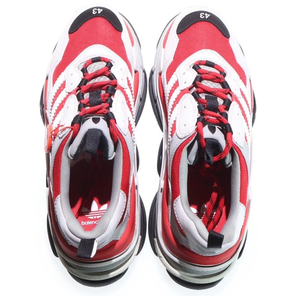 BALENCIAGA(バレンシアガ) ×adidas TRIPRE S アディダス トリプルS ローカットスニーカー レッド/グレー 593994