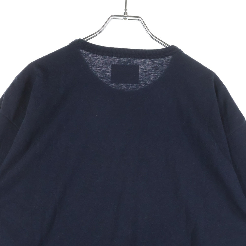 WTAPS(ダブルタップス) 25SS ACADEMY 01/SS/CTPL アカデミーロゴ クルーネック半袖Tシャツ カットソー ネイビー 251ATDT-CSM19