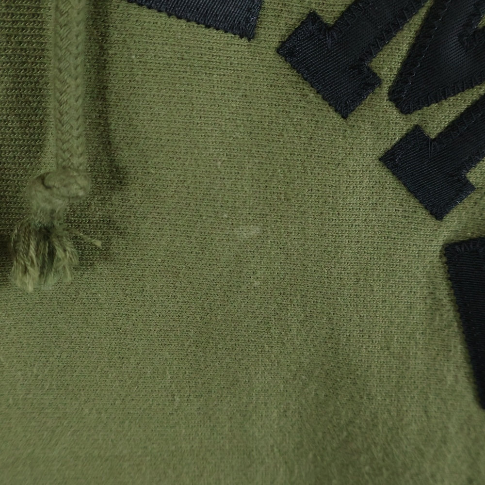 SUPREME(シュプリーム) 25SS ×Champion Hooded Sweatshirt チャンピオン アーチロゴ プルオーバーパーカー スウェットフーディ カーキ