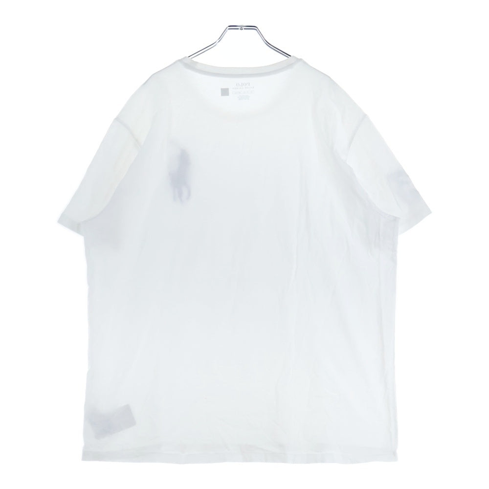 POLO RALPH LAUREN(ポロラルフローレン) ビッグポニー刺繍 クルーネック 半袖Tシャツカットソー ホワイト