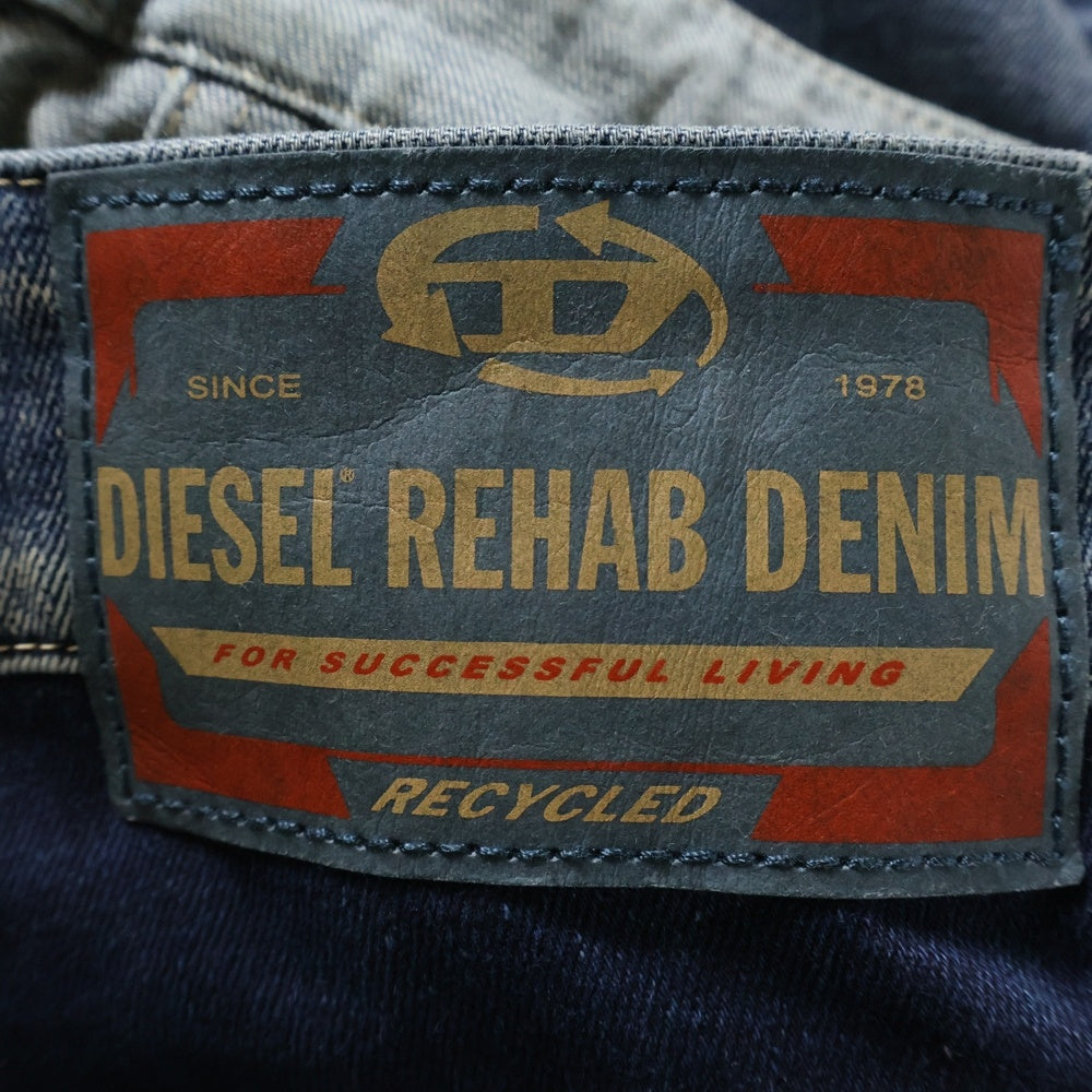 DIESEL(ディーゼル) 25SS D-MACRO-RE ベイカーデニムパンツ インディゴ A16942