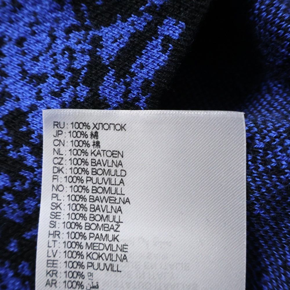 DIESEL(ディーゼル) K-MASTICE ジャガード クルーネック ニットセーター ブルー A17551