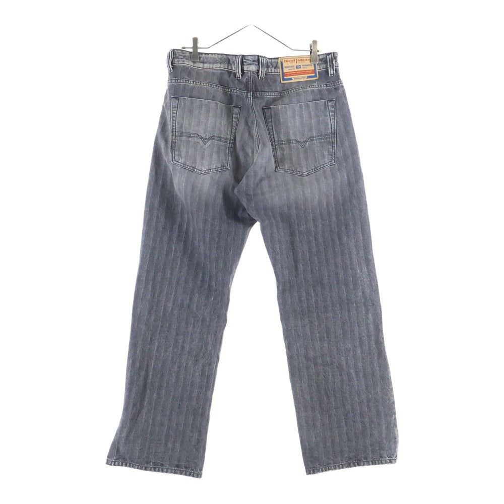 DIESEL(ディーゼル) 1980 D-EEPER リラックスフィット ストレートレッグ デニムパンツ ブラック A17046