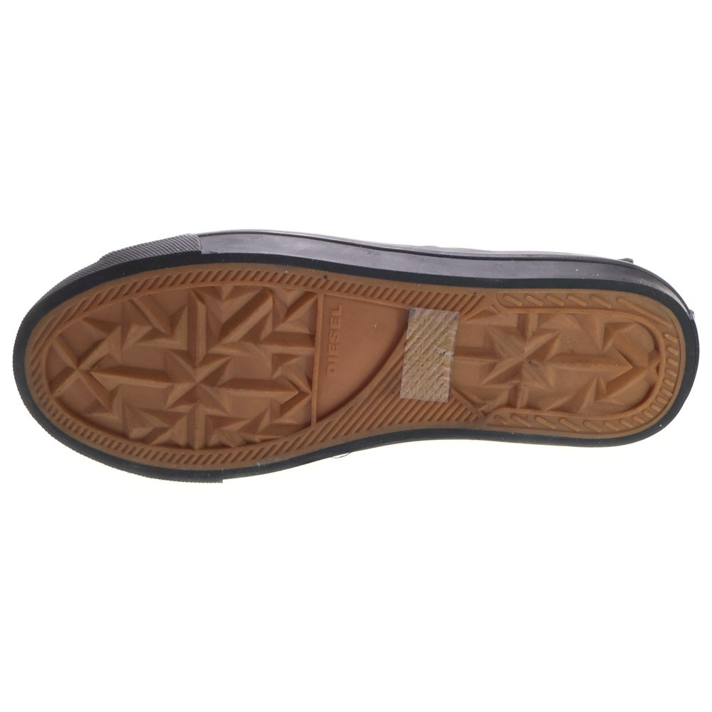 DIESEL(ディーゼル) S-ATHOS DV MID サイドジップ レザー ミッドカットスニーカーブラック