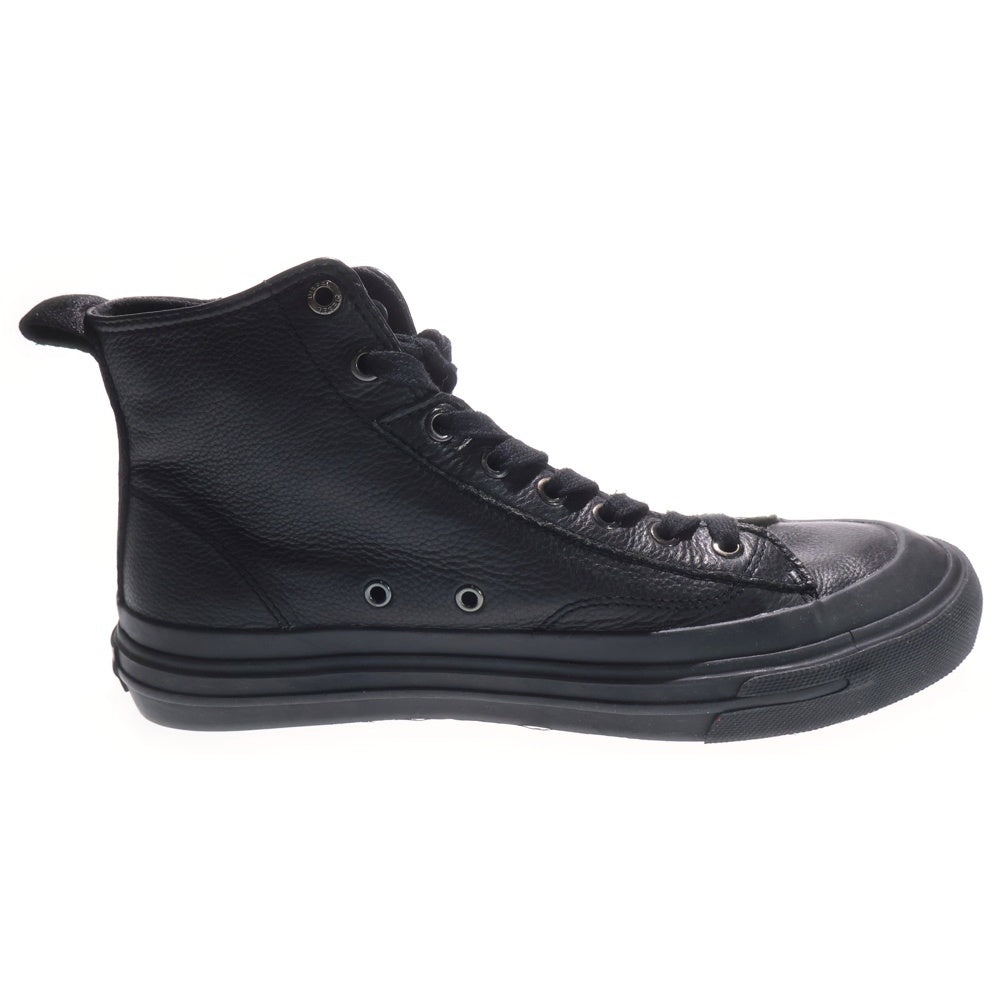 DIESEL(ディーゼル) S-ATHOS DV MID サイドジップ レザー ミッドカットスニーカーブラック