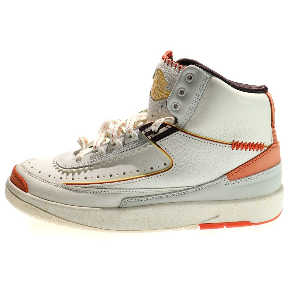 NIKE(ナイキ) AIR JORDAN2 RETRO SP MAISON CHATEAU ROUGE エアジョーダン2 レトロ ハイカットスニーカー ホワイト US7.5/25.5cm DO5254-180