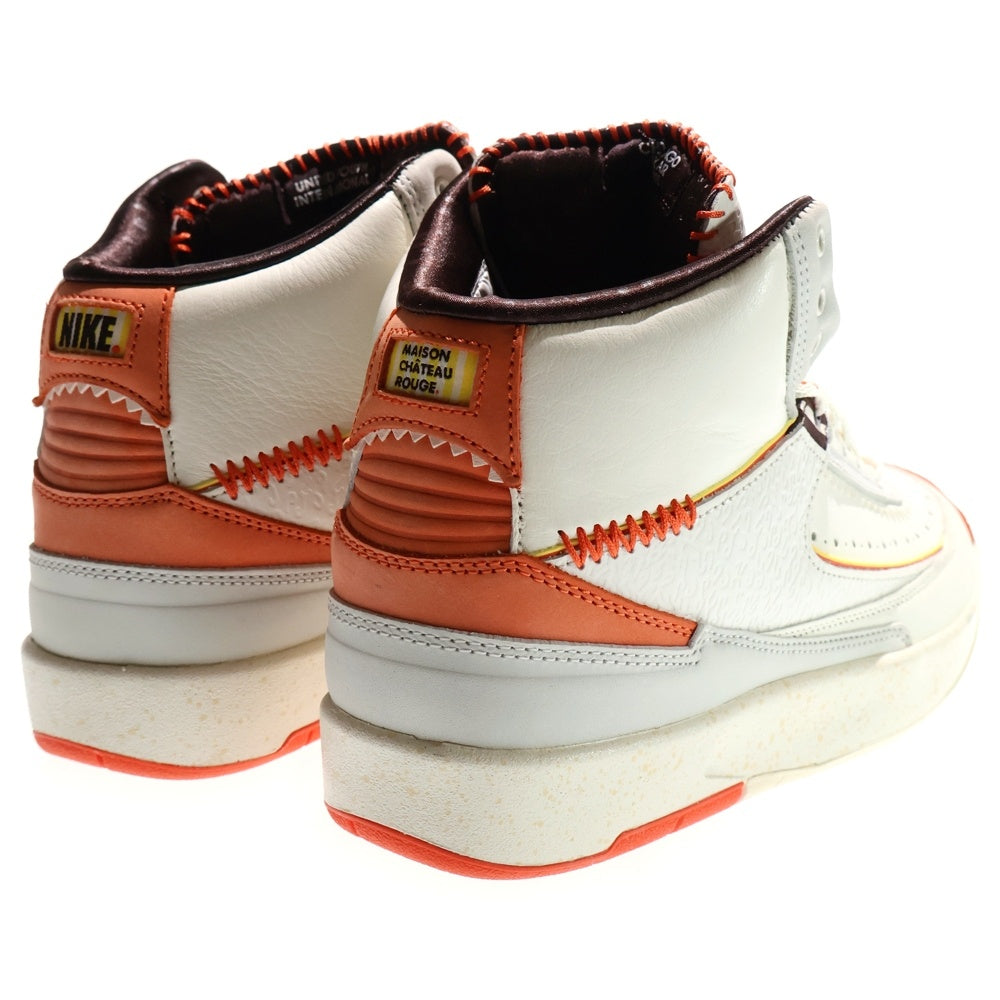 NIKE(ナイキ) AIR JORDAN2 RETRO SP MAISON CHATEAU ROUGE エアジョーダン2 レトロ ハイカットスニーカー ホワイト US7.5/25.5cm DO5254-180