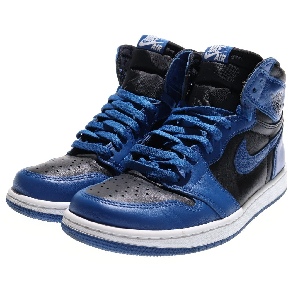 NIKE(ナイキ) AIR JORDAN 1 RETRO HIGH OG DARK MARINA BLUE エアジョーダン1 ダークマリーナブルー ハイカットスニーカー ブラック/ブルー US9/27cm 555088-404