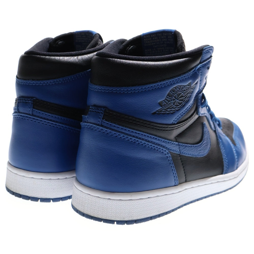 NIKE(ナイキ) AIR JORDAN 1 RETRO HIGH OG DARK MARINA BLUE エアジョーダン1 ダークマリーナブルー ハイカットスニーカー ブラック/ブルー US9/27cm 555088-404