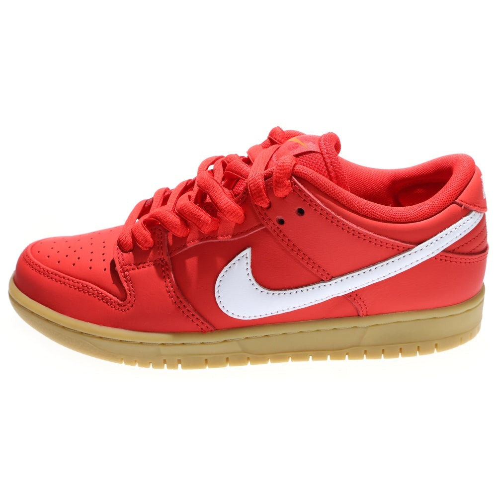 NIKE SB(ナイキエスビー) DUNK LOW PRO ISO ORANGE LABEL UNIVERSITY RED GUM ダンク プロ オレンジレーベル ユニバーシティレッドガム ローカットスニーカー US7.5/25.5cm FJ1674-600