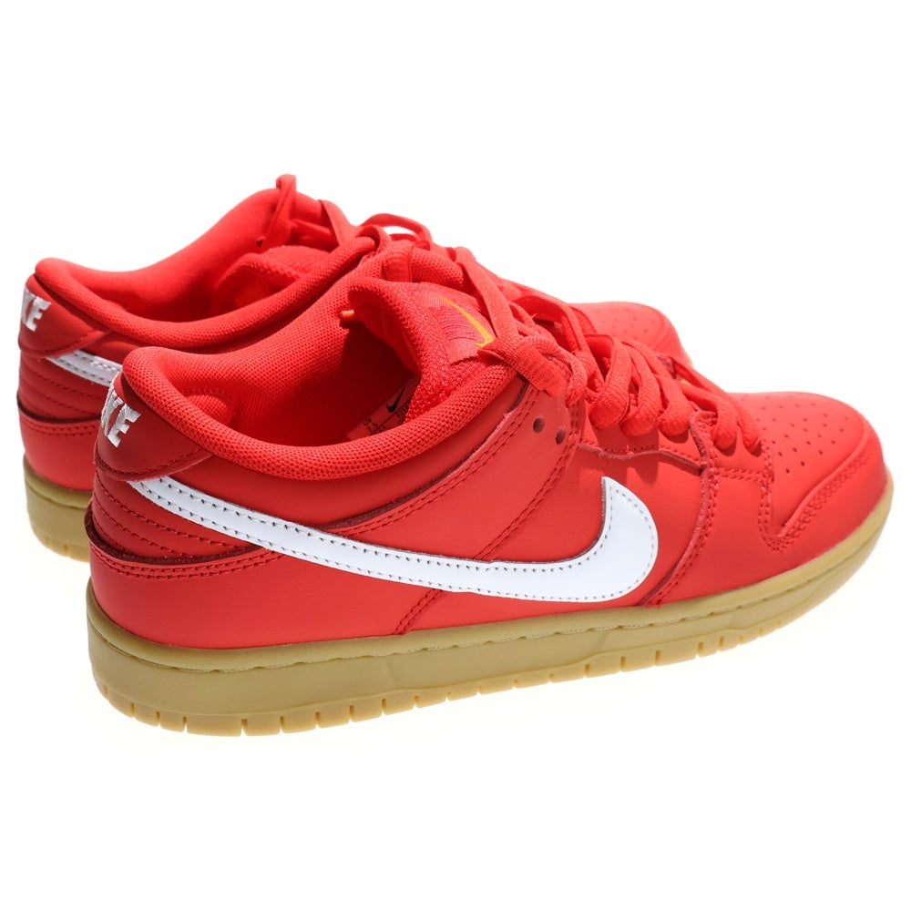 NIKE SB(ナイキエスビー) DUNK LOW PRO ISO ORANGE LABEL UNIVERSITY RED GUM ダンク プロ オレンジレーベル ユニバーシティレッドガム ローカットスニーカー US7.5/25.5cm FJ1674-600