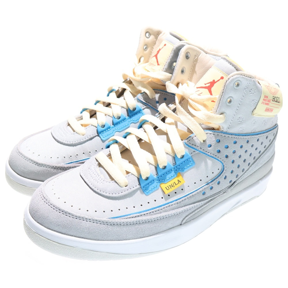 NIKE(ナイキ) ×UNION AIR JORDAN2 RETRO SP ユニオン エアジョーダン2 ハイカットスニーカー グレー US7/25cm DN3802-001